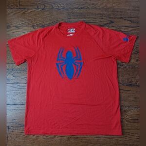 Men's Shirt Medium Spiderman Under Armour T-Shirt